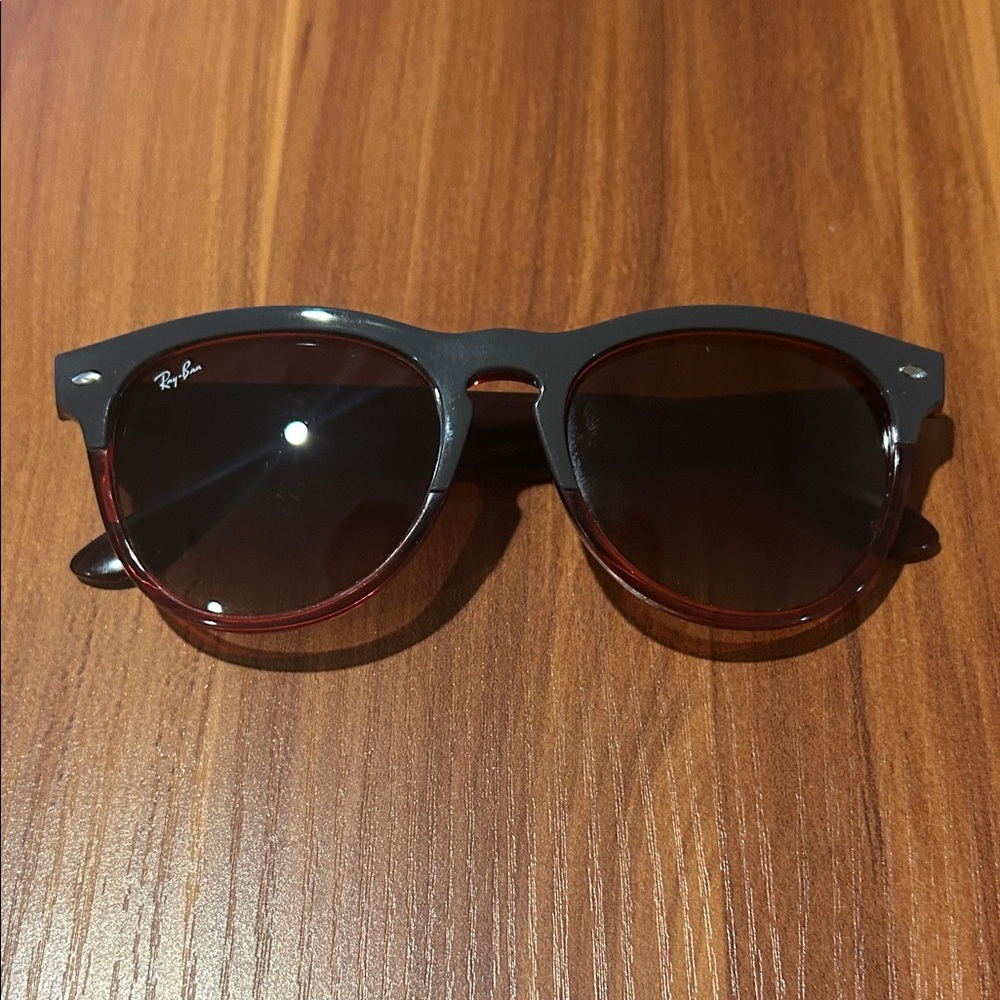 Ray-Ban Black and Red Sunglasses